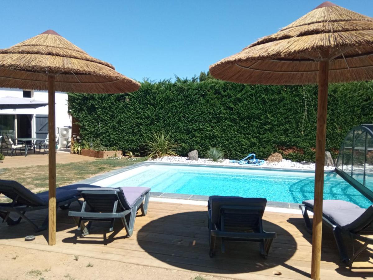 مبيت وإفطار Le Champ-Saint-Pere Mas Des Vignes Piscine Chauffee المظهر الخارجي الصورة